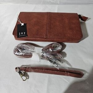 Joy Susan Everly Organizer Flap Crossbody Spice Color